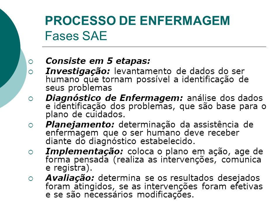 Quantas Etapas Compõem O Processo De Enfermagem? - Enfermagem 4You